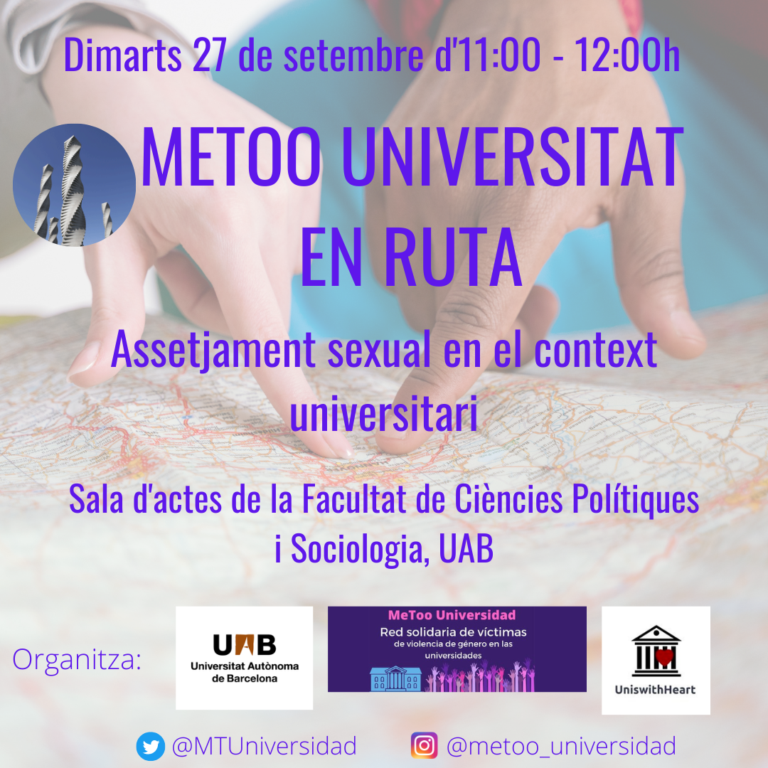 MeToo Universitat en ruta